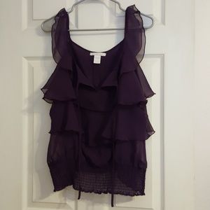 Charlotte Russe sheet dressy tank